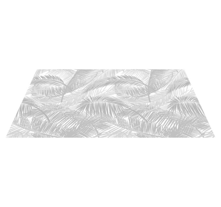 Stylish Palm Leaves nature rug - TenStickers