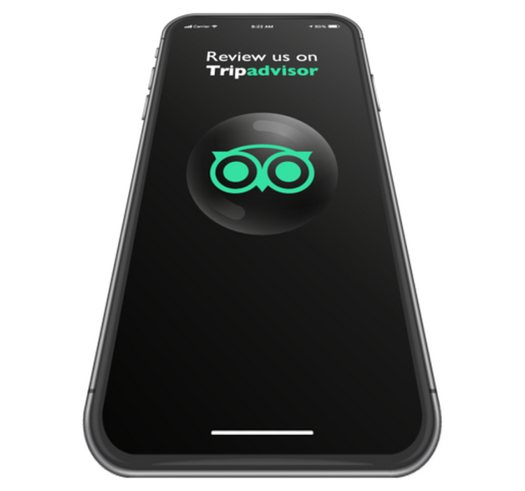 Review us trip advisor custom rug - TenStickers