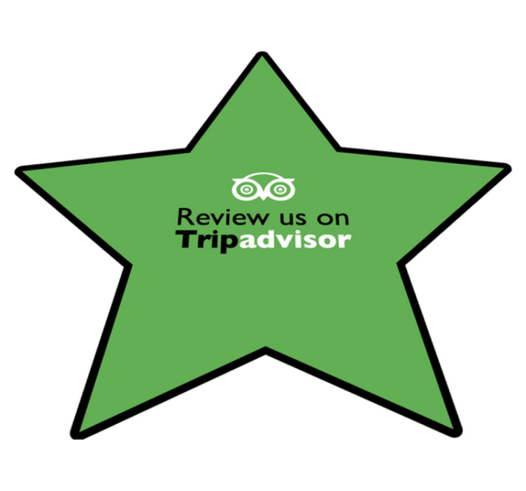 Review us on Tripadvisor quote rug - TenStickers