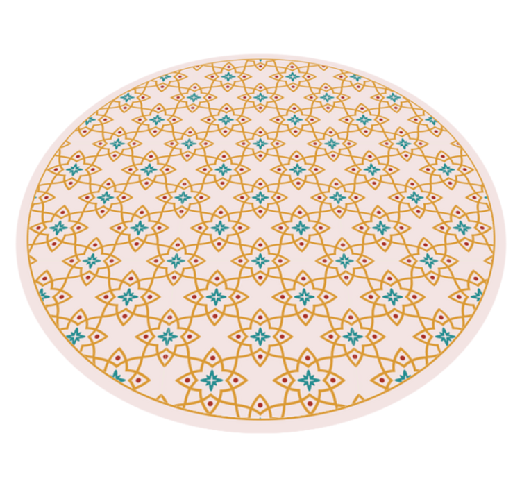 Vibrant mosaic arrangement kitchen mat - TenStickers