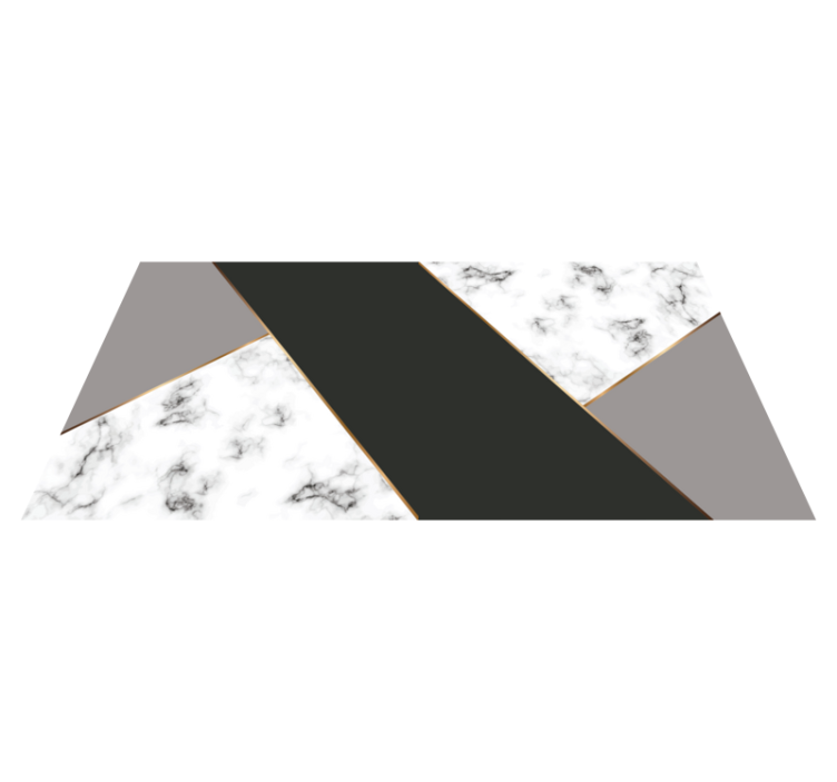 Elegant abstract stripes marble rug - TenStickers