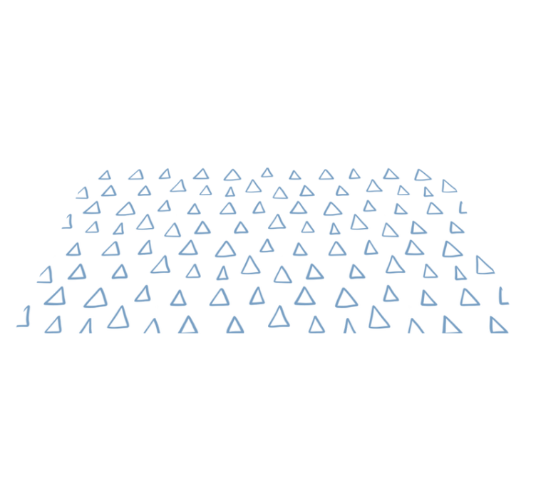 Triangle Patterned Design geometric rug - TenStickers