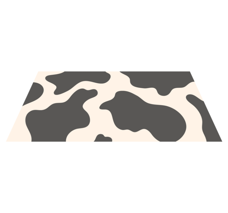 Classic cowhide animal print rug - TenStickers