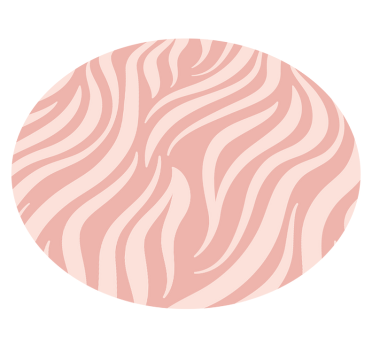 Pink giraffe animal print vinyl rug - TenStickers