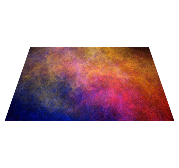 Galaxy abstract bedroom vinyl rug - TenStickers