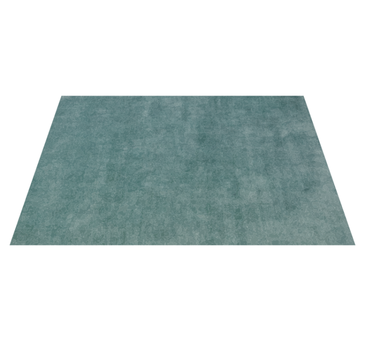 Muted Teal Hue marble rug - TenStickers