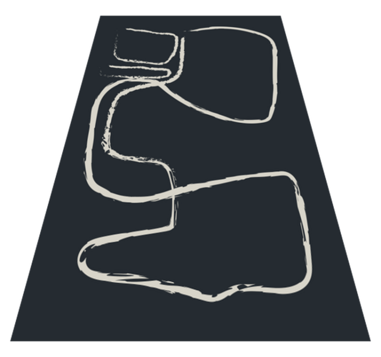 Abstract Line Patterns minimalistic rug - TenStickers