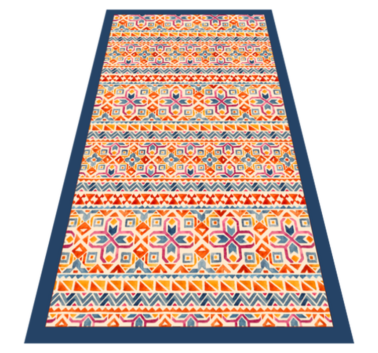 Ethnic pattern  kitchen floor tiles - TenStickers