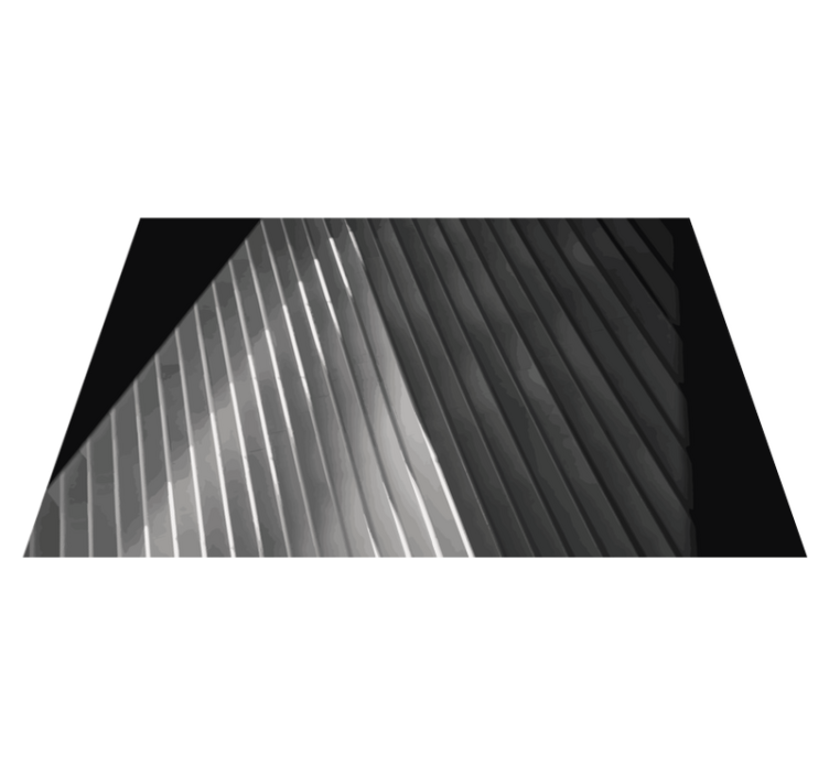 Sleek Striped Surface wood effect rug - TenStickers