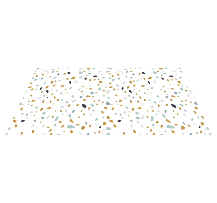 Nordic style terrazzo texture vinyl rug - TenStickers