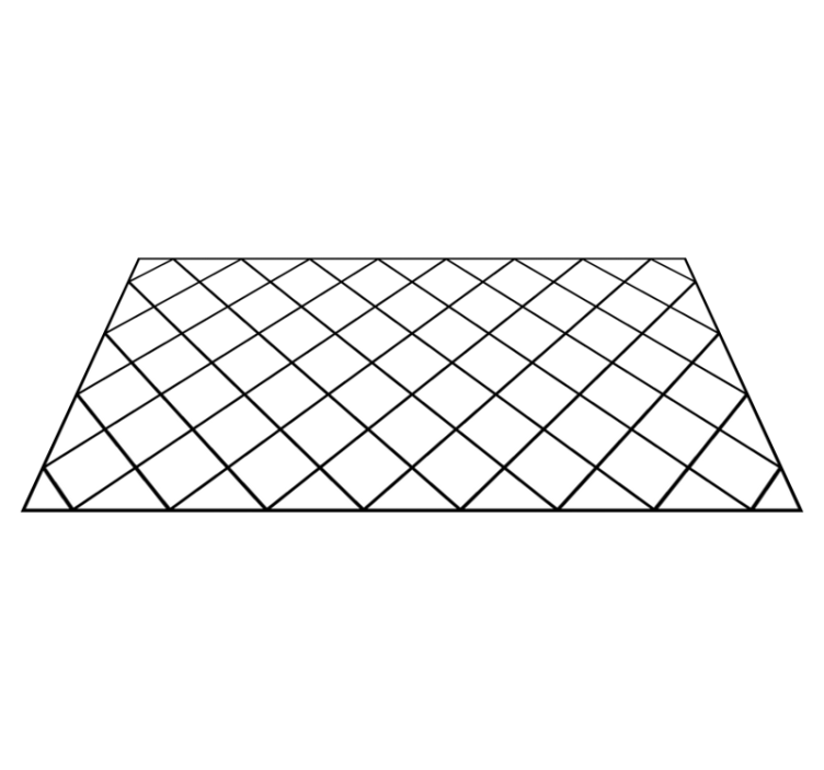 Elegant Black Patterns geometric rug - TenStickers