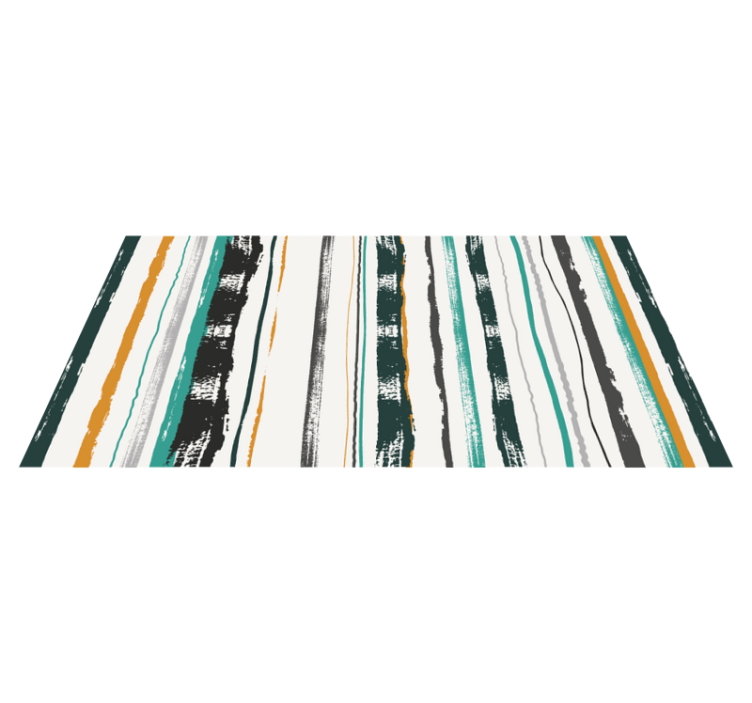 Striking Linear Motif stripes rug - TenStickers