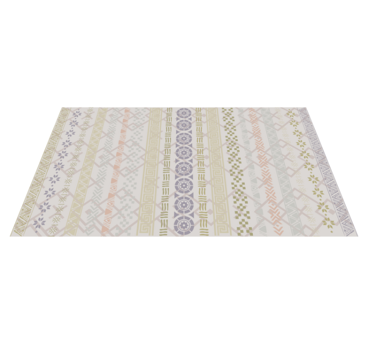 Geometric patterned kitchen mat - TenStickers
