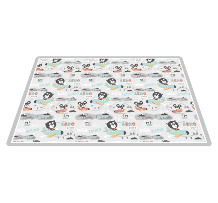 Aero Flying Bears kids carpet - TenStickers