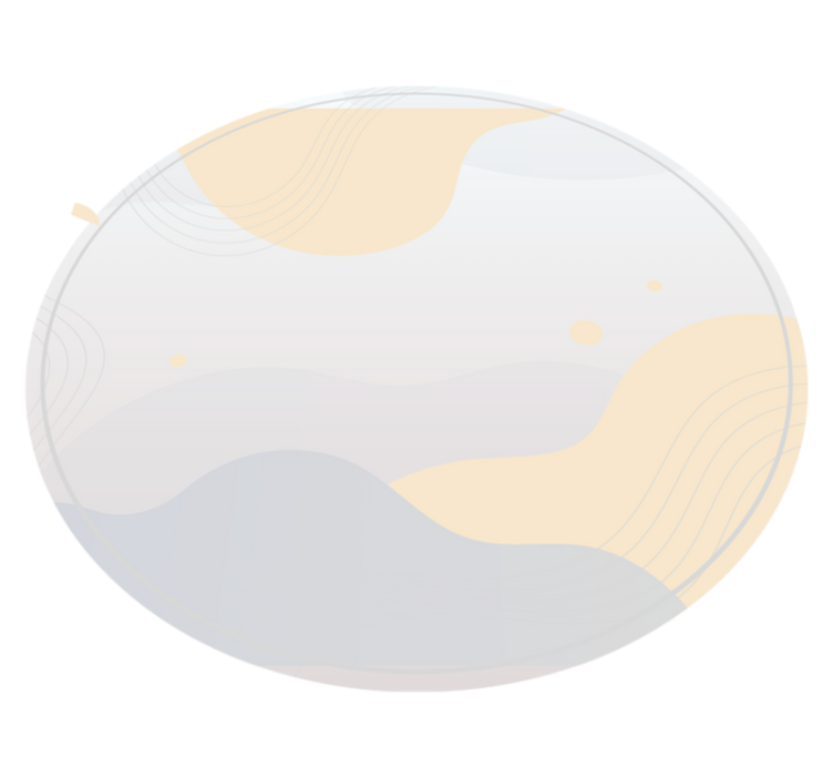 Gentle Wave Motifs minimalistic rug - TenStickers