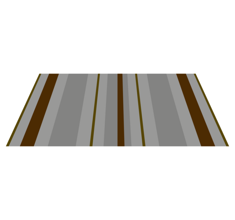 STRIPE PATTERNED ACCENT stripes rug - TenStickers