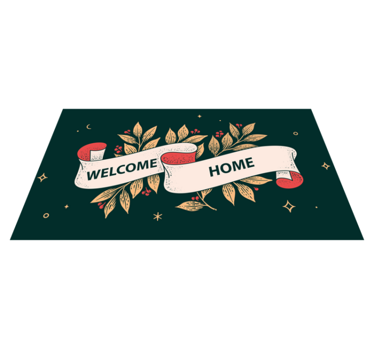 Starry welcome home entrance hall rug - TenStickers