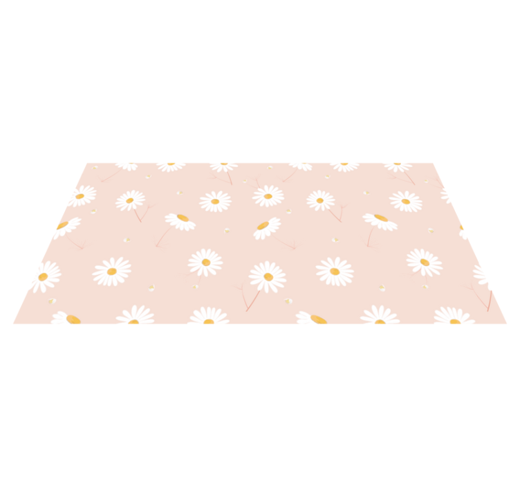 Daisy Bloom Arrangement floral rug - TenStickers
