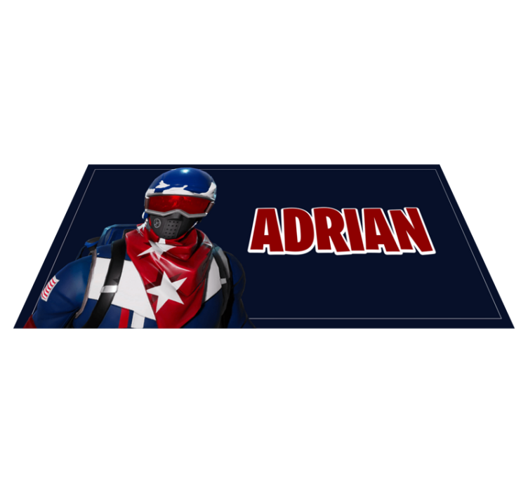 Custom hero design kids rug - TenStickers