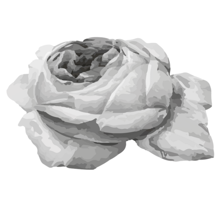 Floral rug rose blossom design - TenStickers