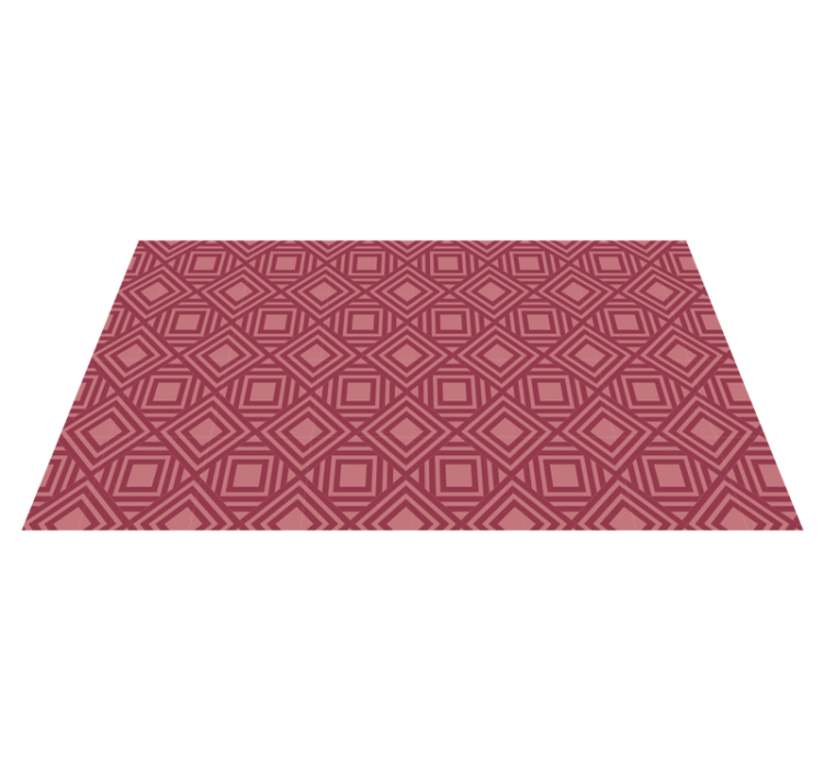 Diamond patterns geometric rug - TenStickers