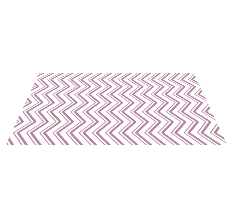 Chevron Zigzag Concept geometric rug - TenStickers