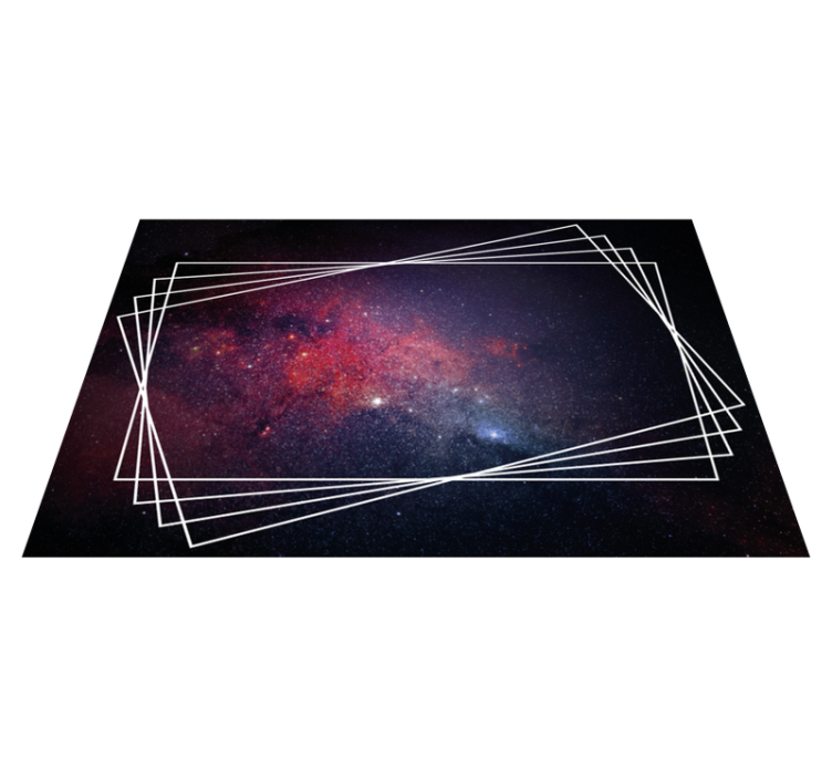 Cosmic Nebulae Patterns modern rug - TenStickers