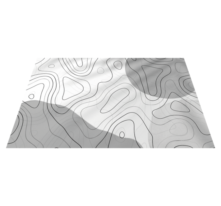 Abstract Linear Patterns minimalistic rug - TenStickers