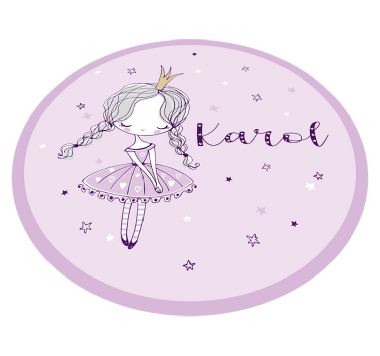 Ballet Fairy Illustration custom floor mat - TenStickers