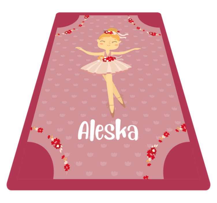 Ballerina Piece custom floor mat - TenStickers