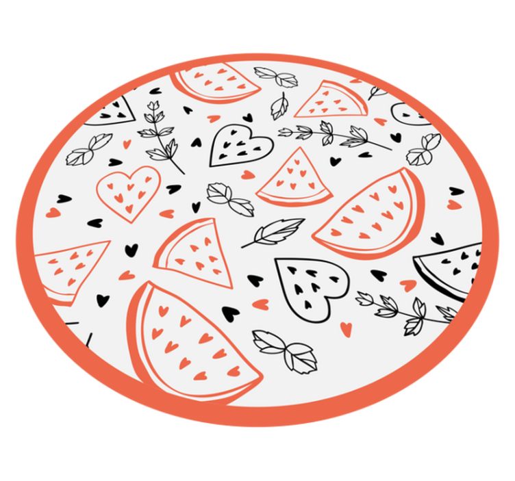 Sweet Heart Patterns kids rug - TenStickers