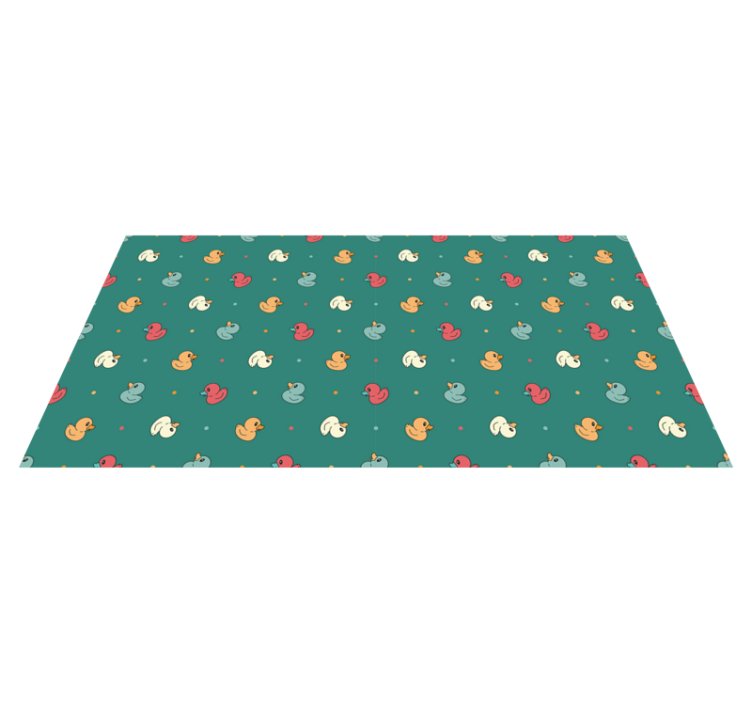 Colorful ducklings pattern kids carpet - TenStickers