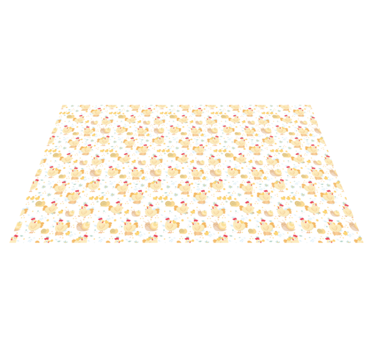 Cute Chick Motif kids carpet - TenStickers
