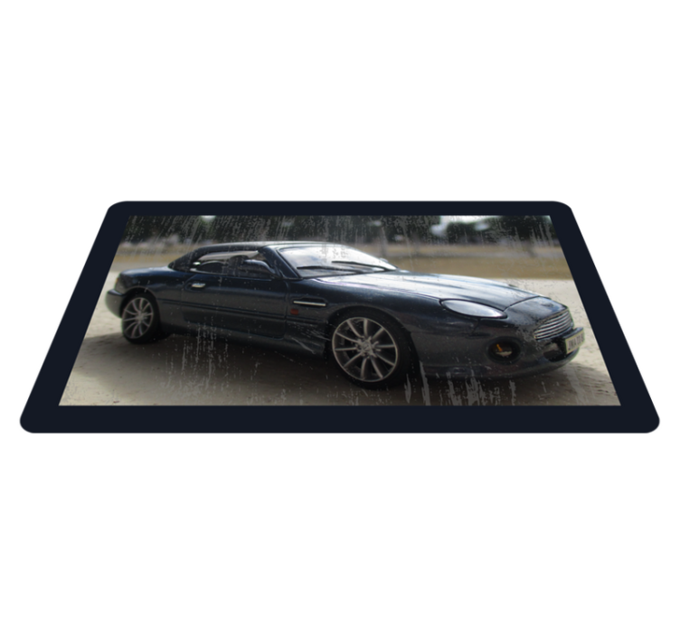 Classic Sports Car road map rug - TenStickers