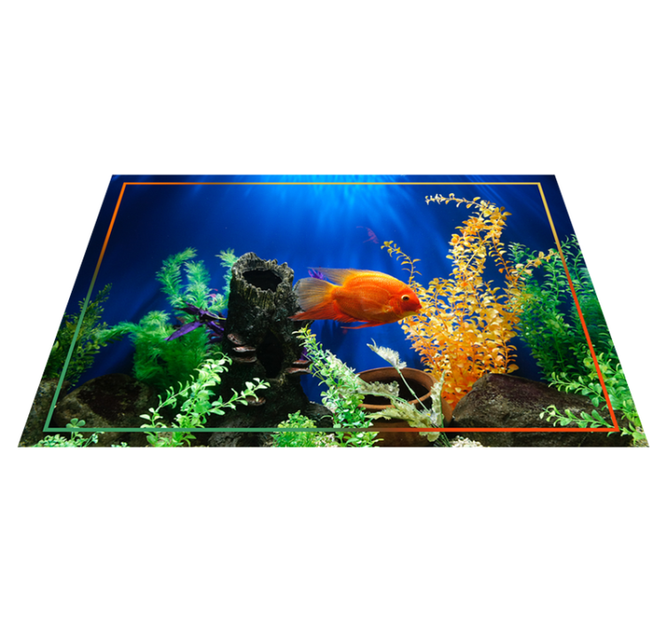 Underwater Vibrance nature rug - TenStickers