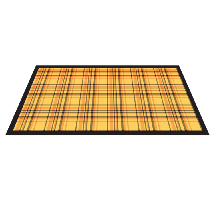 Classic Plaid Pattern stripes rug - TenStickers