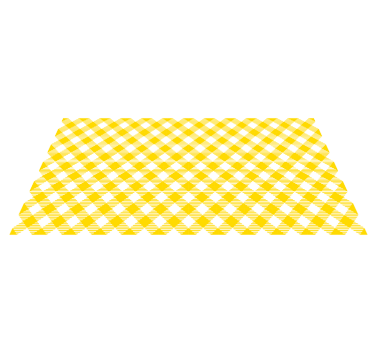 Yellow Diamond Motif stripes rug - TenStickers