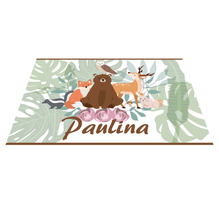 Animal Jungle custom floor mat - TenStickers