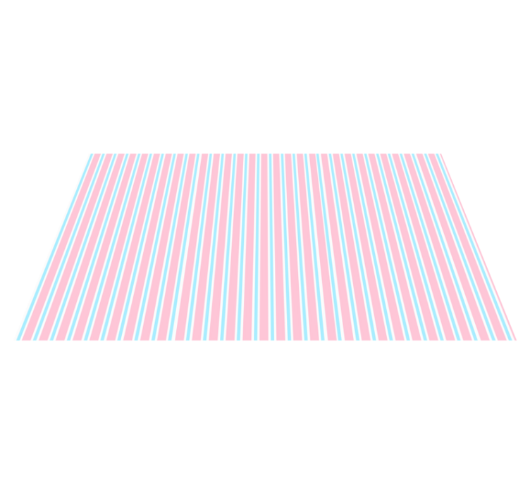 Pastel Pattern stripes rug - TenStickers