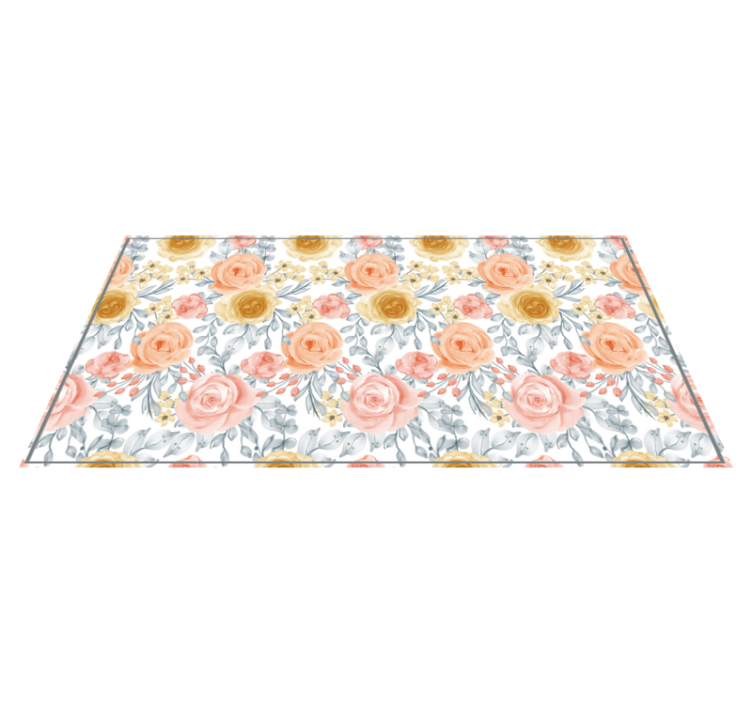 Blossom Emblem entrance hall rug - TenStickers