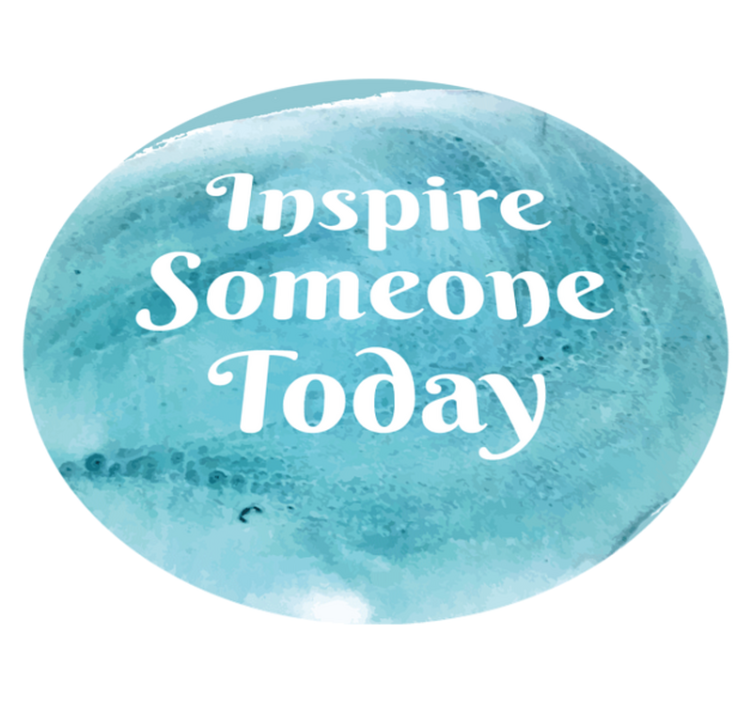 Motivate Someone Today quote rug - TenStickers