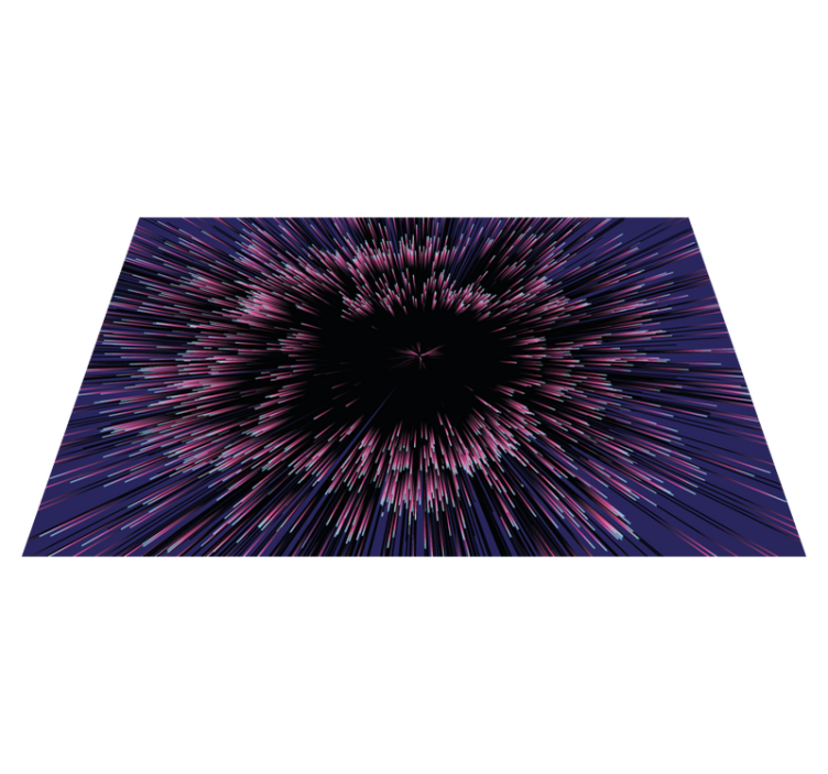Dynamic burst effect texture rug - TenStickers