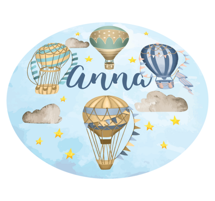 Air Balloon Fantasy custom floor mat - TenStickers