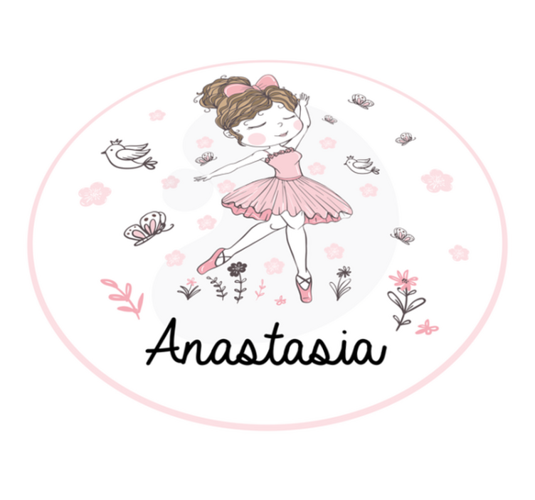 Ballet Dancer custom floor mat - TenStickers