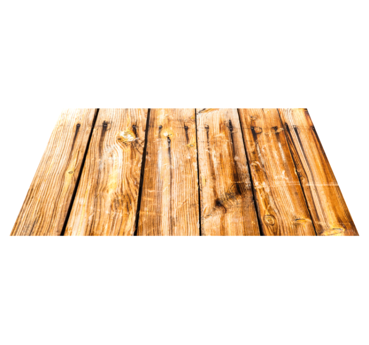 Rustic classic planks wood effect rug - TenStickers