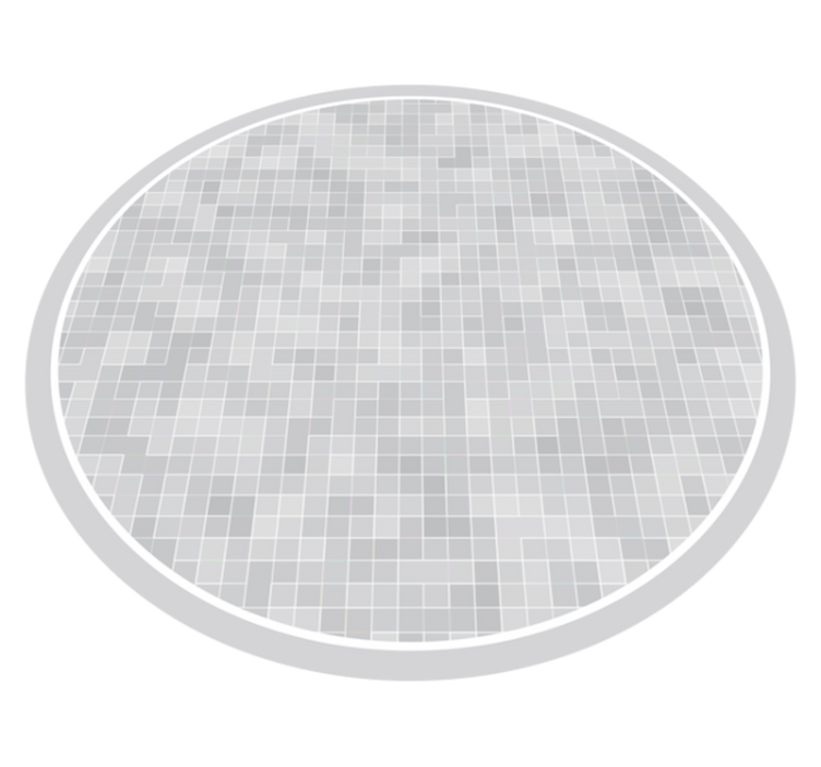 Sleek Mosaic Pattern bathroom mat - TenStickers