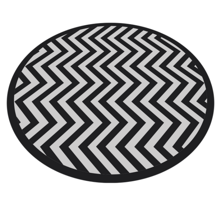 Dynamic Chevron Pattern geometric rug - TenStickers