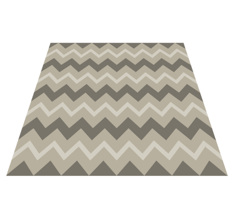 Chevron Stripe Motifs stripes rug - TenStickers