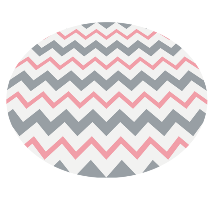 Chevron Pattern Play stripes rug - TenStickers
