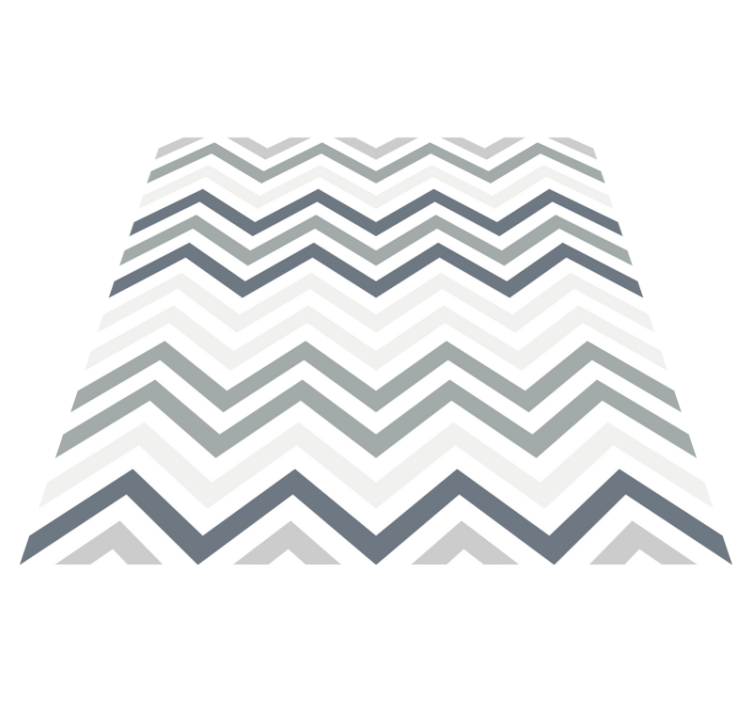 Chic Chevron Motif geometric rug - TenStickers
